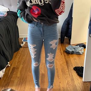 Hollister skinny jeans!